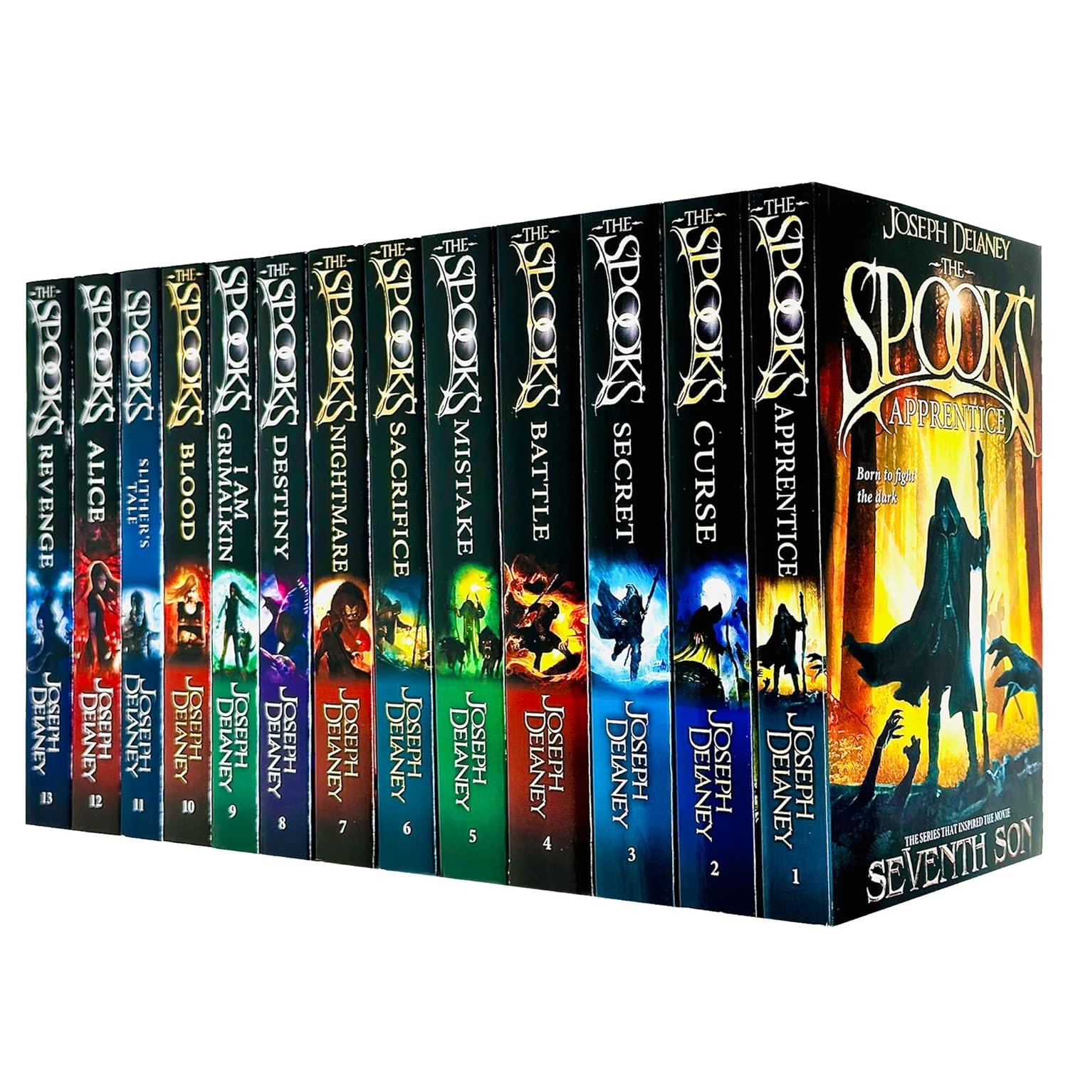 The Spooks Books 1 - 13 Complete Wardstone Chronicles Collection Set by Joseph Delaney